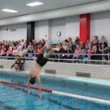 Female diving