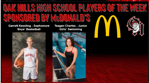 Congrats to this week's McDonald's Players of the Week!