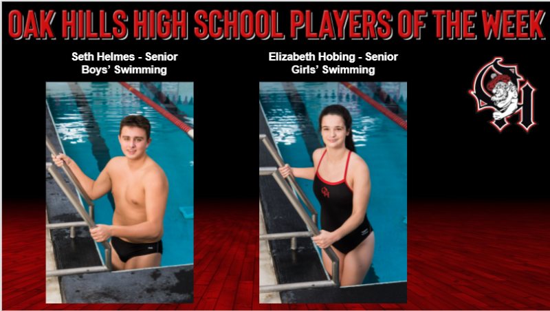 McDonald's Athletes of the Week Seth Helmes and Elizabeth Hobing