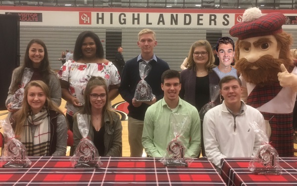 2018 Fall Highlander Award Winners