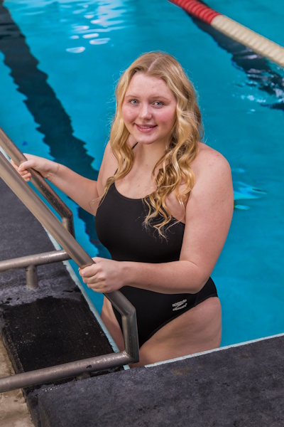 Abby Huber                        Girls' Swimming                          Soph.