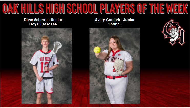 McDoald's Players of the Week Drew Scherra and Avery Gottlieb