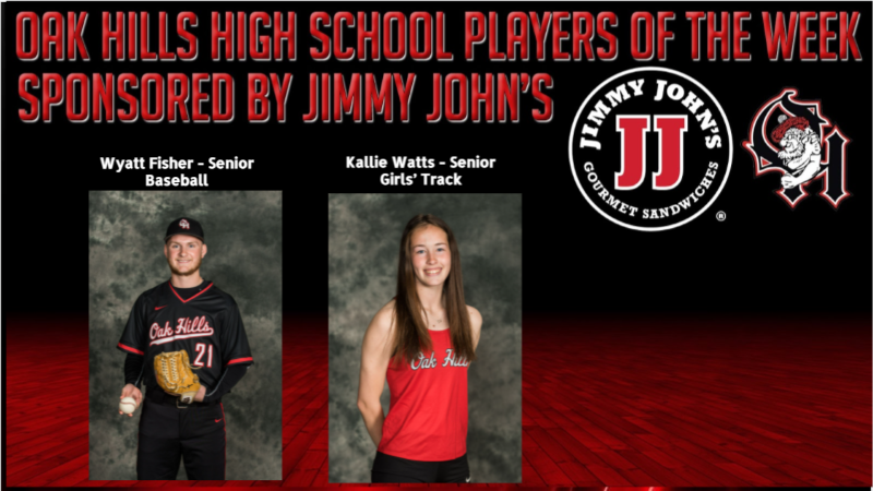 Jimmy John's Players of the Week, Kallie Watts and Wyatt Fisher