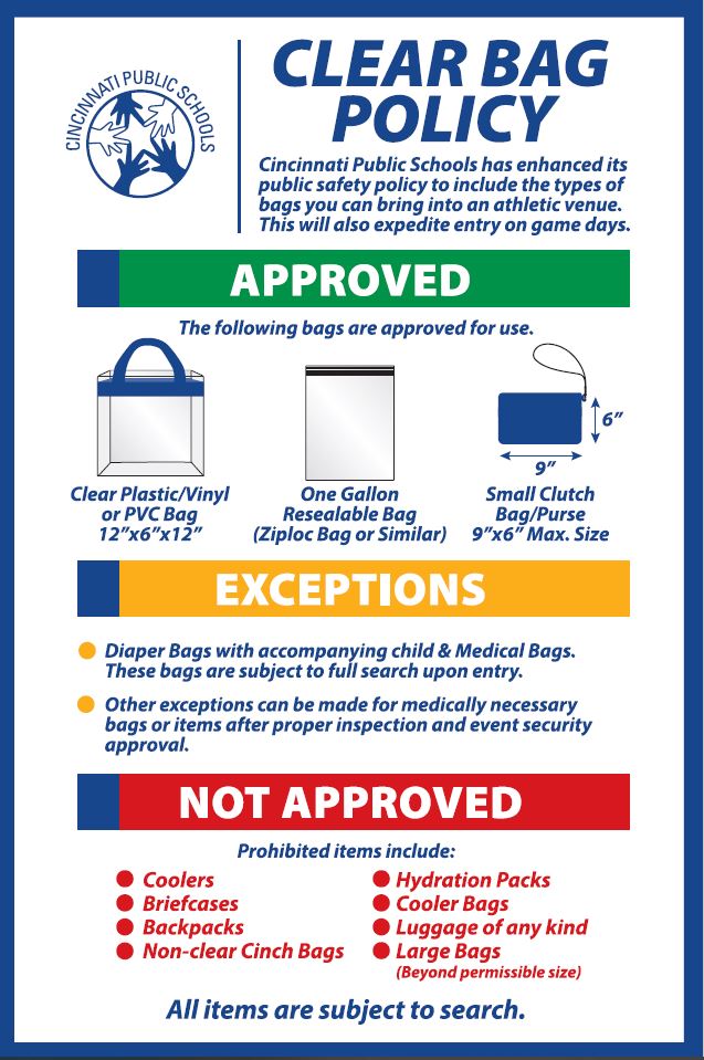 Bag Policy 1