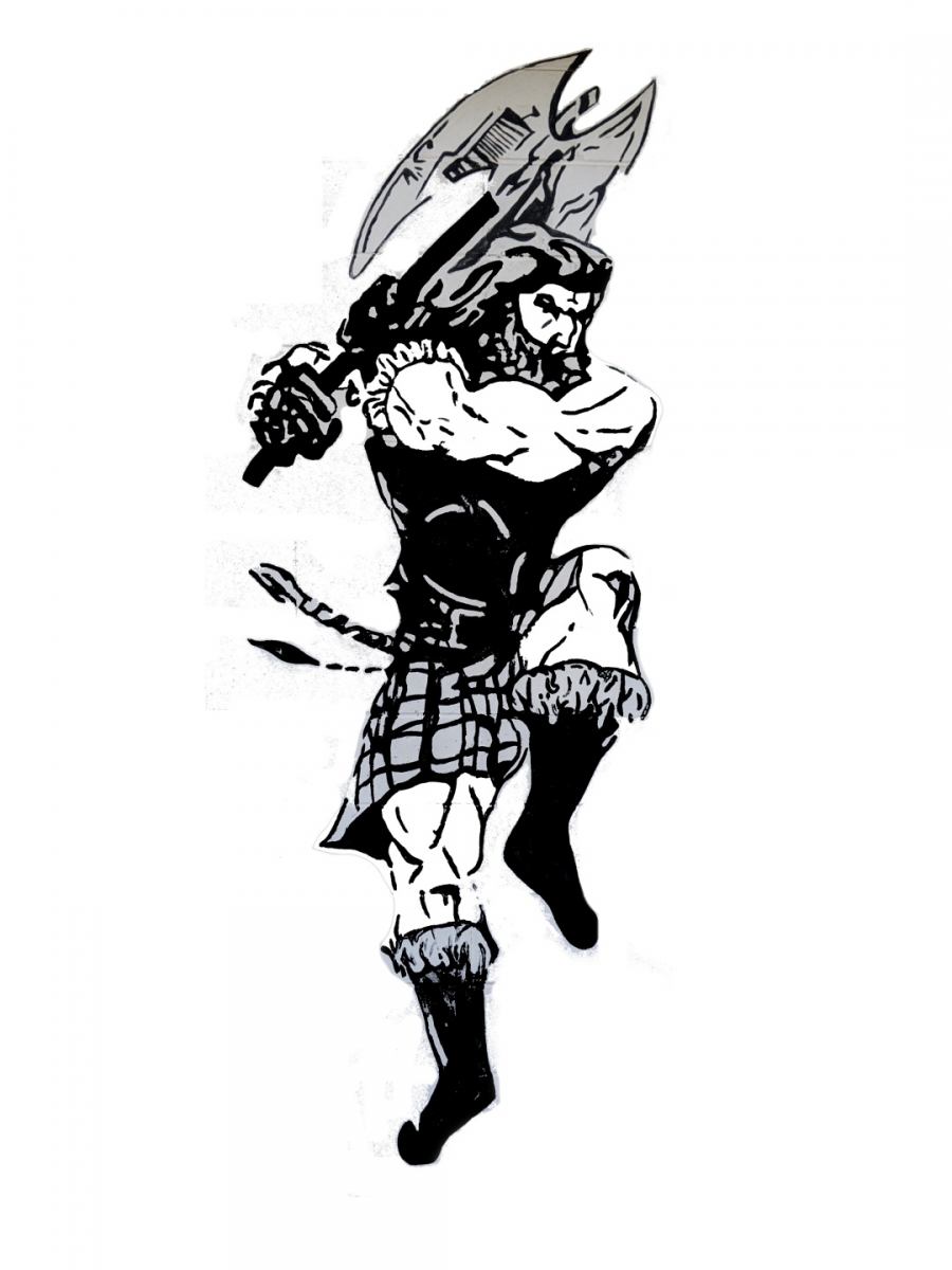 Blank Ax Highlander