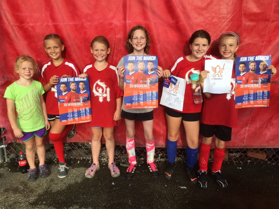 Young Highlander soccer fans!