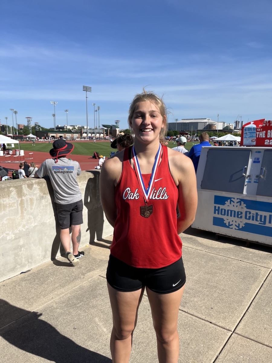 Jillian Yates OHSAA 8th Place Shot PUt