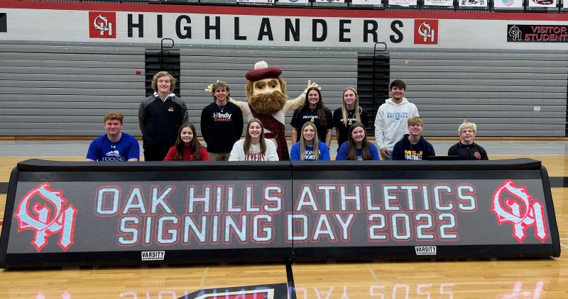 OH Athletics Winter Signing Day 2-2-22