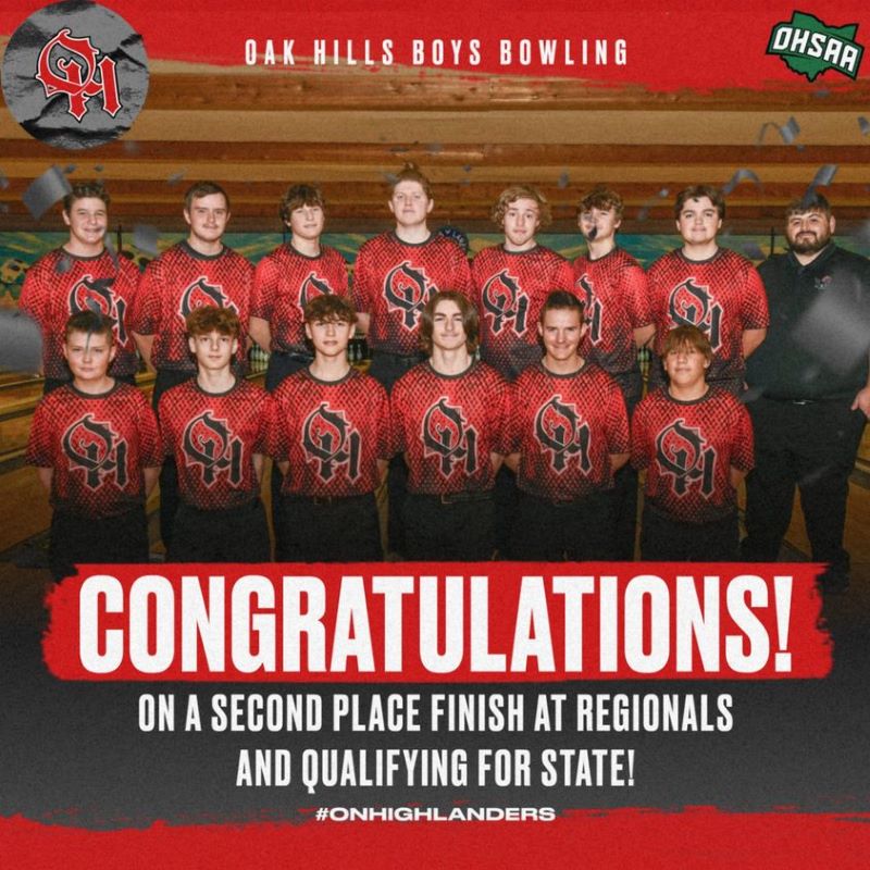 OH Boys Bowling Congrats to State 2024