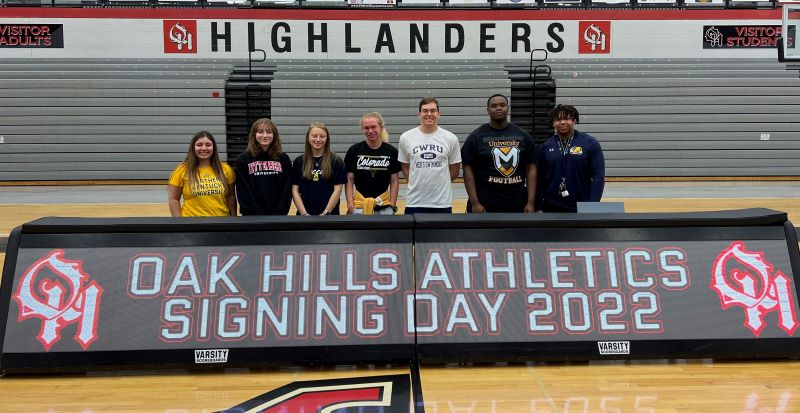 OHHS Athletics Spring Signing Day 5-11-22